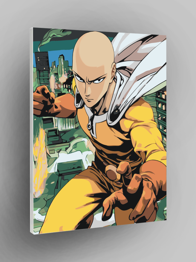 Картина по номерам &amp;quot;Сайтама&amp;quot;