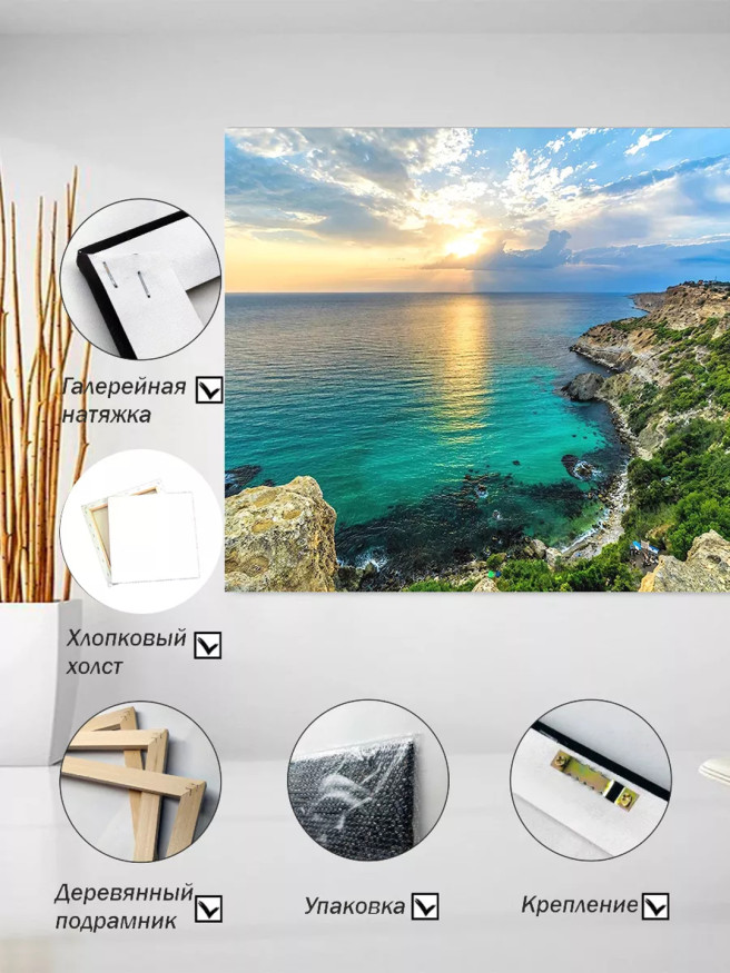 Holstga bosilgan poster &amp;quot;Dengiz tongi&amp;quot;